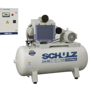 Compressor de Ar Schulz CSW 60 PCM 15 HP Isento de Óleo Trifásico 220V (Sobre Base)