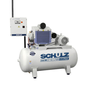 Compressor de Ar Schulz CSW 60 PCM 420L 15 HP Isento de Óleo Trifásico