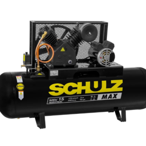 Compressor de Ar Schulz Max 15 PCM 200L Trifásico 220V Industrial
