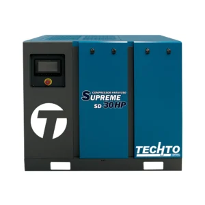 Compressor de Ar Parafuso Techto Supreme 30 HP 10 Bar 380V Trifásico