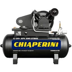 COMPRESSOR AR 20 PCM 200 LITROS S/ MOTOR COMBUSTAO CHIAPERIN