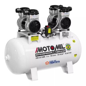 COMPRESSOR AR 20 PCM 150 LTS 120PSI ISENTO MONO CMO MOTOMIL