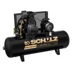 COMPRESSOR AR 25 PCM 200 LT TRIFAS BLINDADO BRAVO SCHULZ