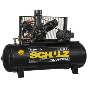 Compressor de Ar 40 Pés 425L 10HP 380V – Trifásico Schulz FORT MSW