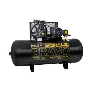 Compressor de Ar 15 PCM 200L 140 PSI CSL Bravo Schulz 3HP
