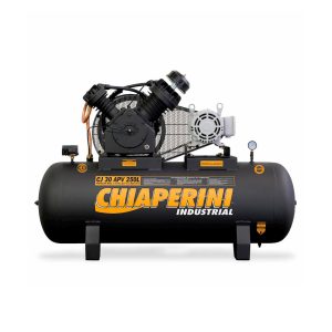 Compressor de Ar 30 Pés 250L 5HP 175 PSI 220/380V – Trifásico Chiaperini APV
