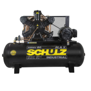 Compressor de Ar Schulz MSWV 80/425 Max 80 PCM 427L 20 HP 175 PSI Trifásico