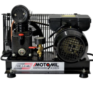 Compressor de Ar Motomil CMI-3,0/AD 3 PCM 1 CV 80 PSI Bivolt Monofásico