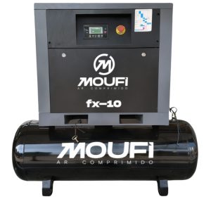 Compressor MOUFI FX-10 10 HP 250L 380V 10 BAR Industrial