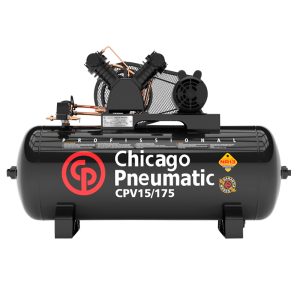 Compressor de Ar 15 PCM 175L 140 PSI CPV Chicago 3HP