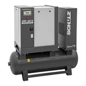 Compressor de Ar Parafuso Schulz SRP 4015E TS 15 HP com Secador 260L 220V Trifásico 11 Bar
