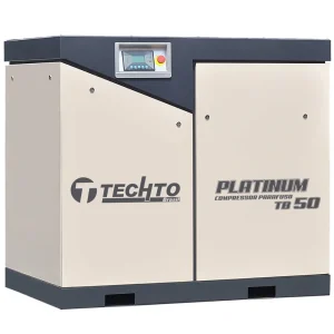 Compressor de Ar Parafuso Techto Platinum 50 HP 8,5 Bar 380V Trifásico
