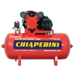 Compressor Ar 10 PCM 110 Lt Mono 140 PSI Red Chiaperini