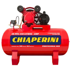 Compressor Ar 10 PCM 150L Mono 140 PSI Red Chiaperini