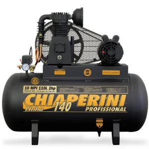 Compressor de Ar 10 PCM 110L Monofásico 140 PSI MPI Chiaperini 2 HP 220V