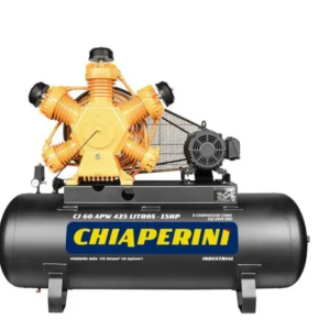 Compressor de Ar Chiaperini 40 PCM 425L 10 HP 175 PSI Trifásico Industrial
