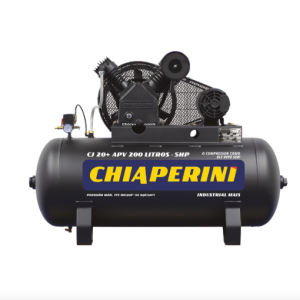 Compressor de Ar Chiaperini APV 20 PCM 200L 5HP 175 PSI Trifásico