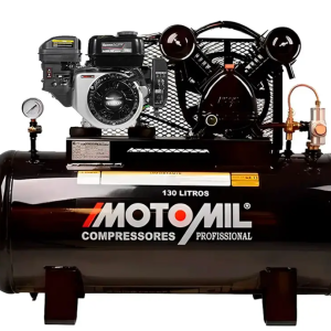 Compressor de Ar Motomil 15 PCM 130L Motor a Gasolina 7HP 140 PSI