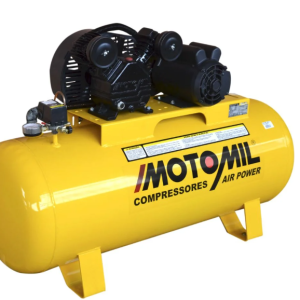 Compressor de Ar Motomil CMV 10 PCM 200L 2HP 140 PSI Trifásico